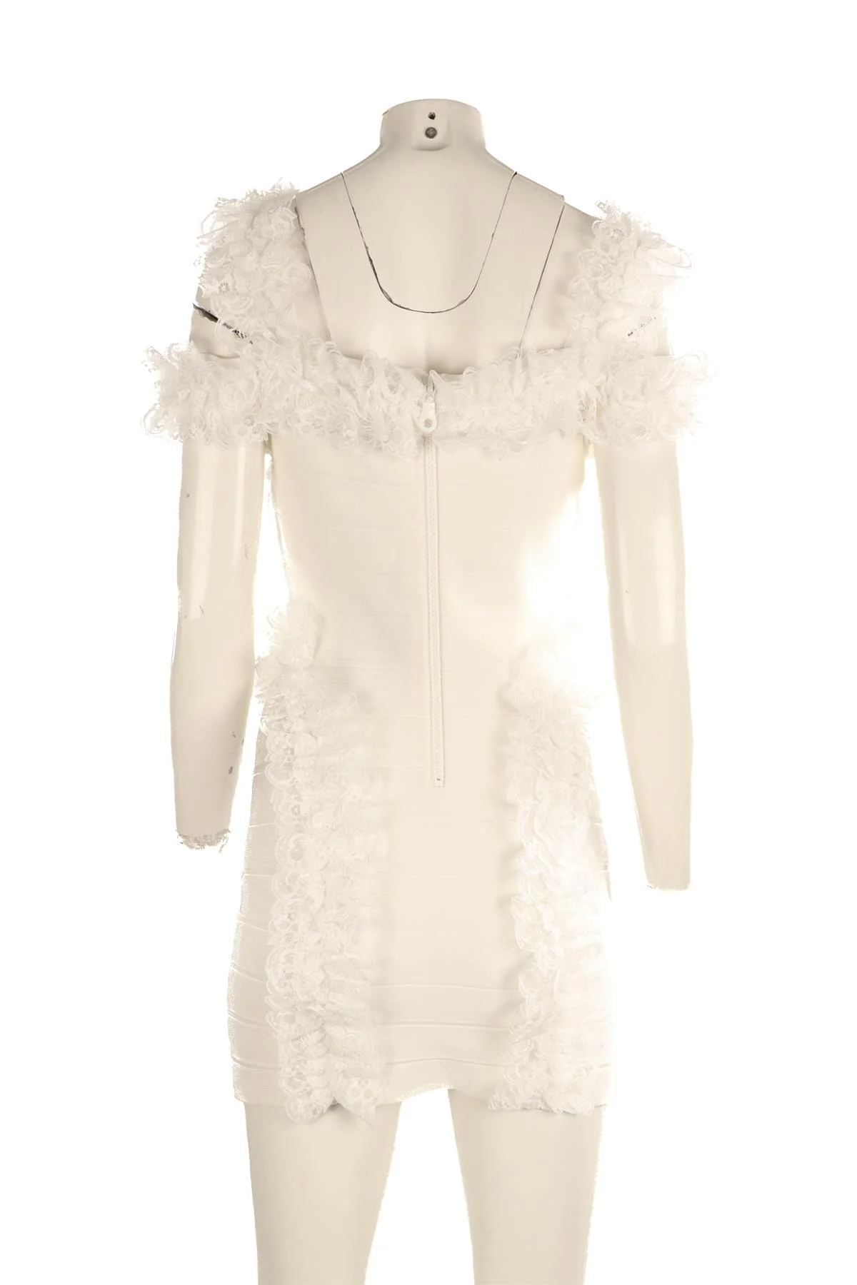 SELF PORTRAIT + CHRISTOPHER KANE WHITE BANDAGE MINI DRESS UK 12 - Image 4