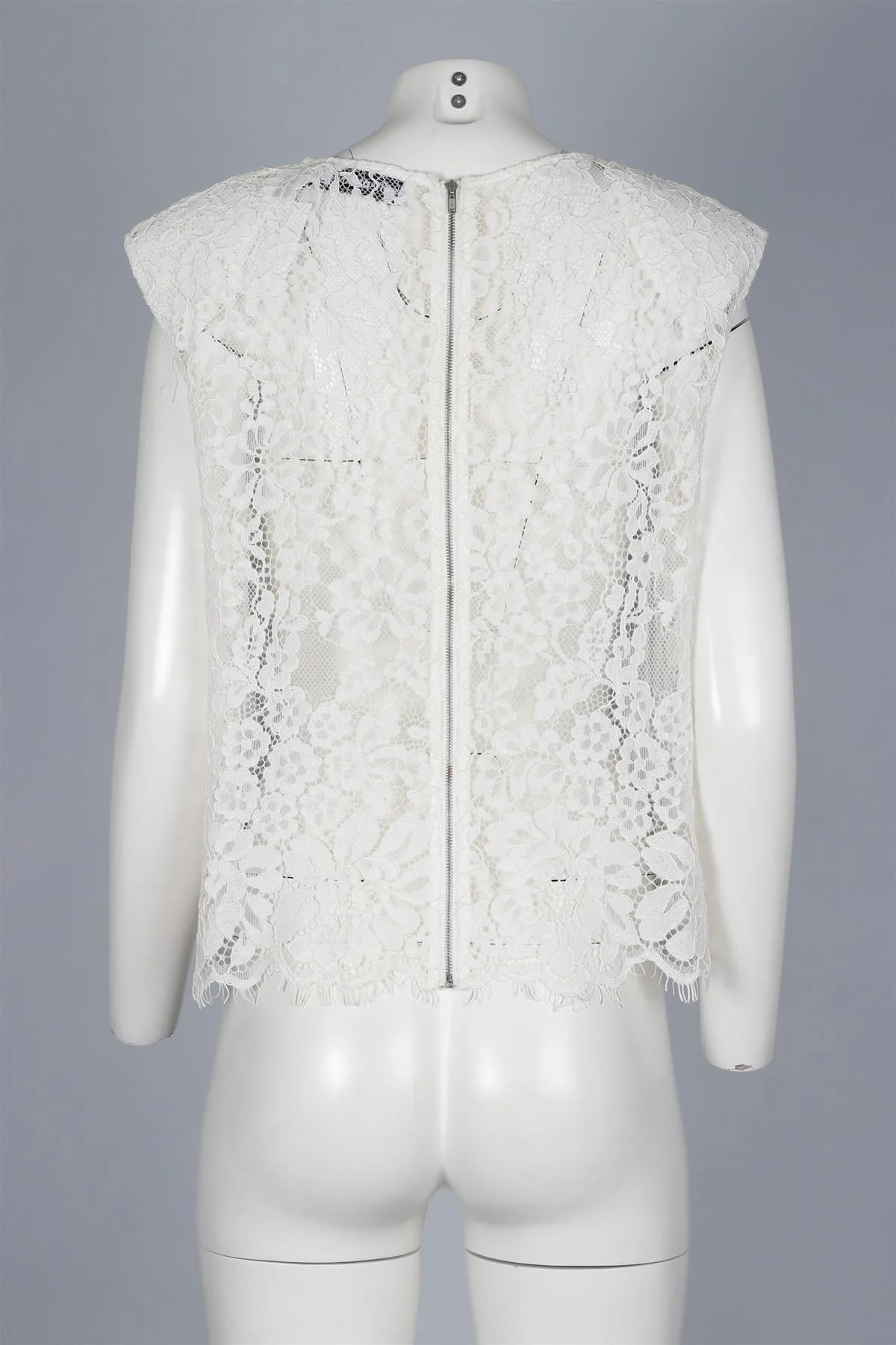SELF-PORTRAIT WHITE LACE TOP UK 12 - Image 4