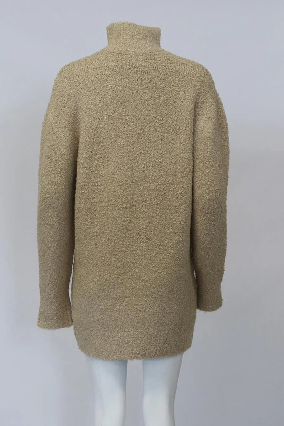 SER.O.YA BOUCLÉ KNIT TURTLENECK MINI DRESS MEDIUM - Image 4
