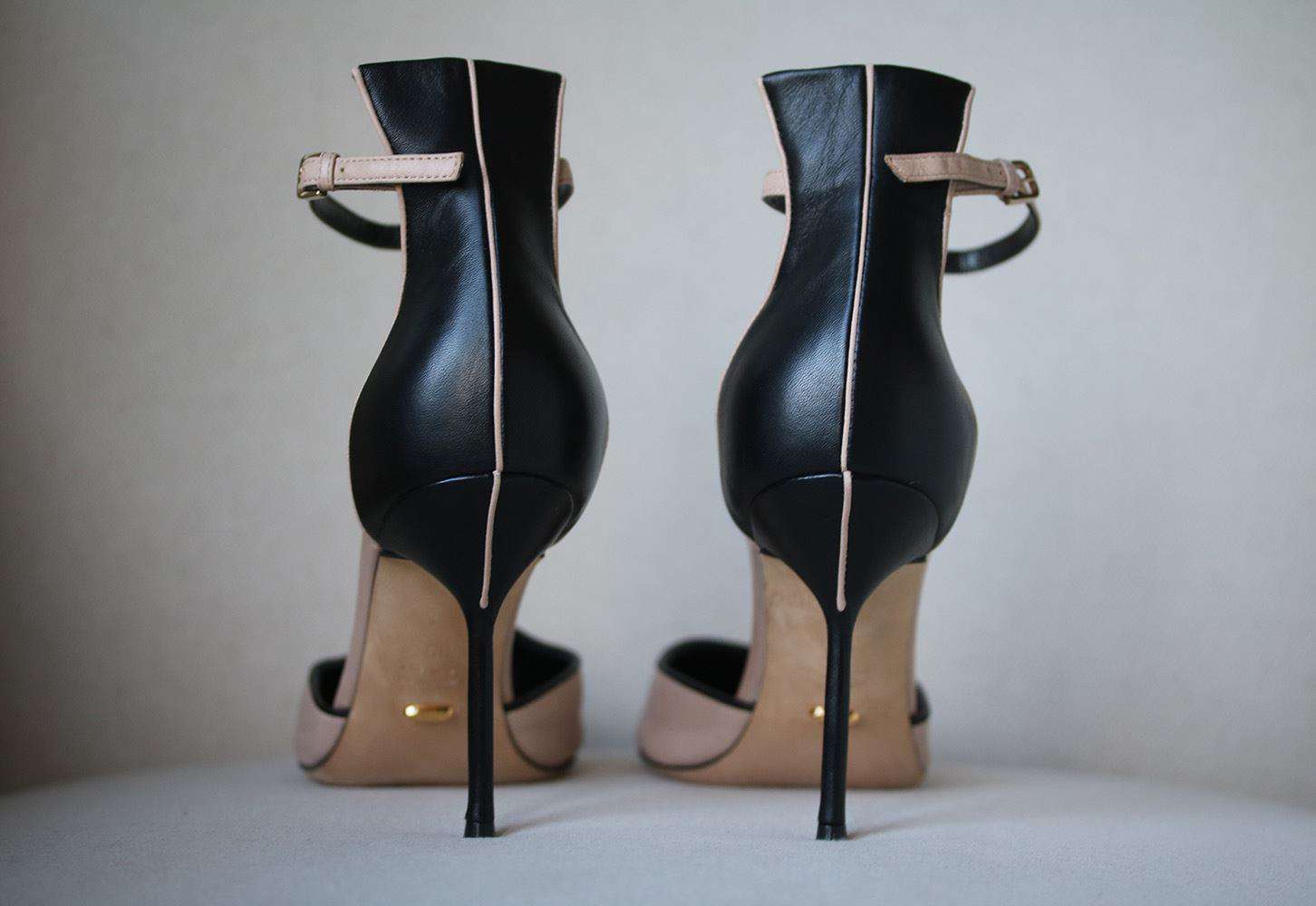 SERGIO ROSSI POINTED TOE ANKLE STRAP PUMPS EU 39 UK 6 US 9 - Image 3