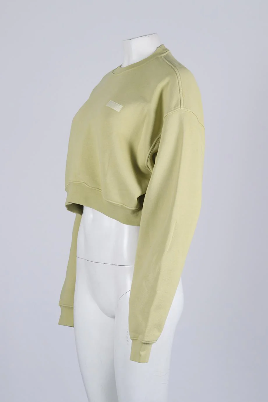 SET ACTIVE CROPPED COTTON SWEATSHIRT SMALL - Image 3