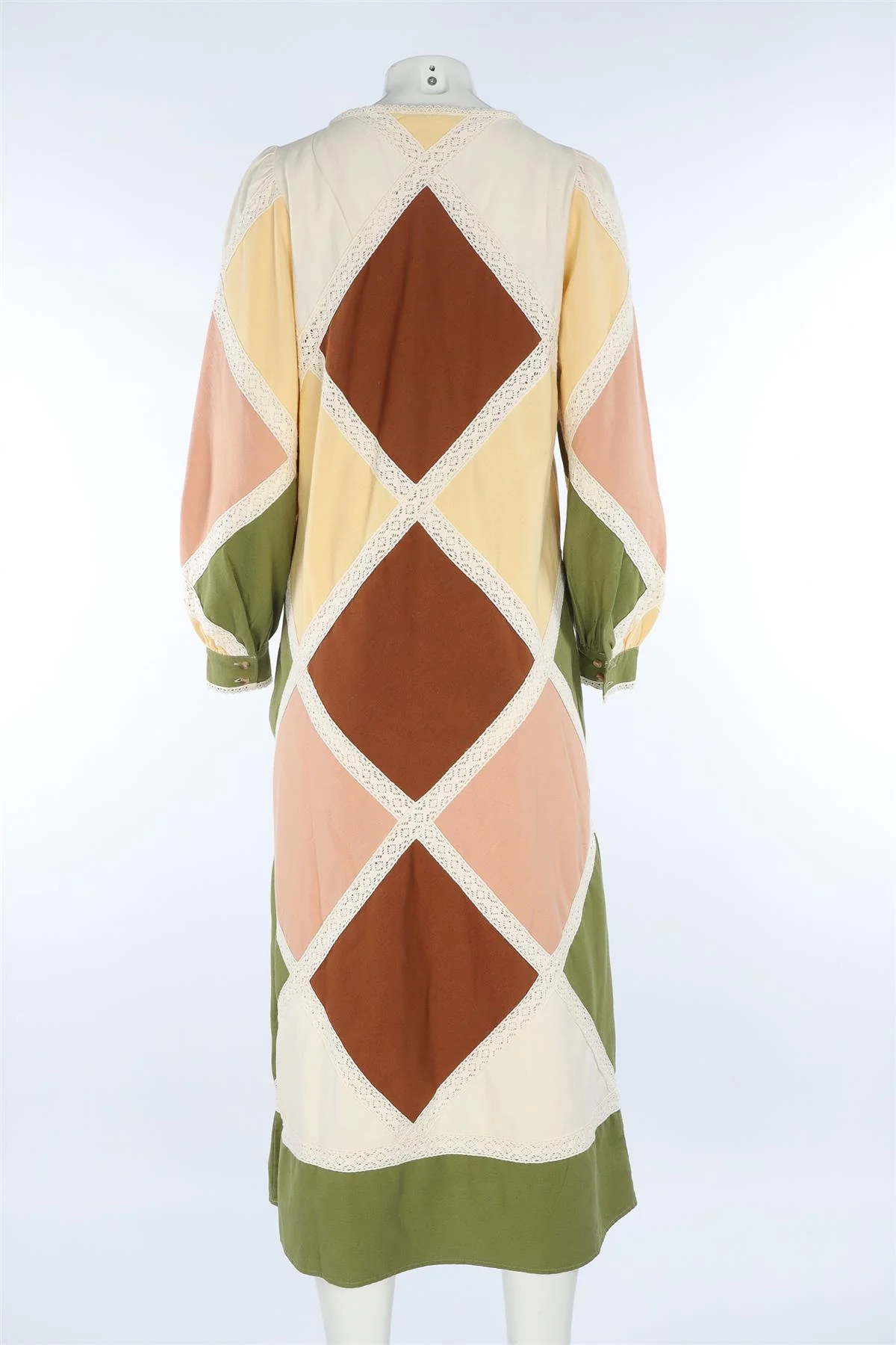 SÉZANE MULTI LINEN MAXI DRESS FR 40 UK 8 - Image 4