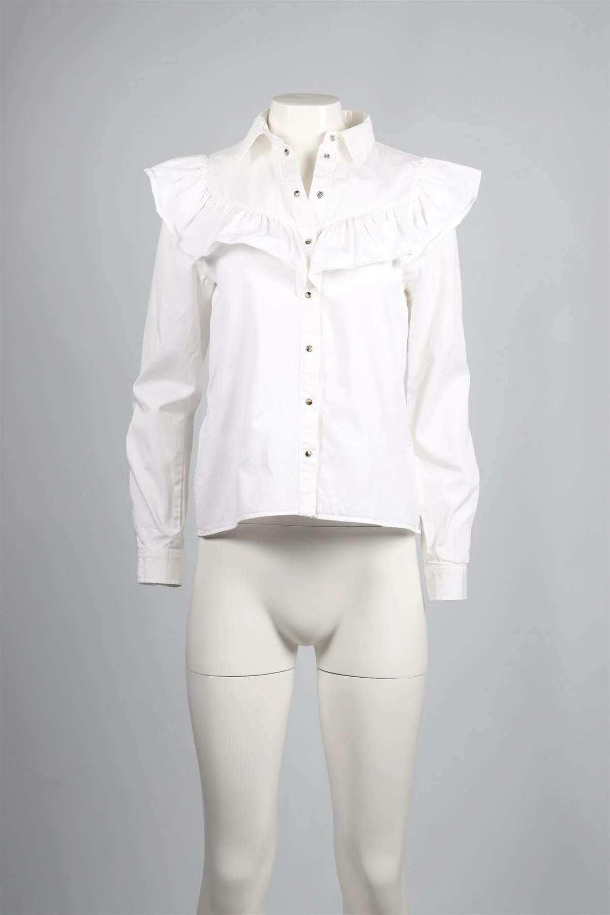SEZANNE WHITE COTTON SHIRT FR 38 UK 10 - Image 2
