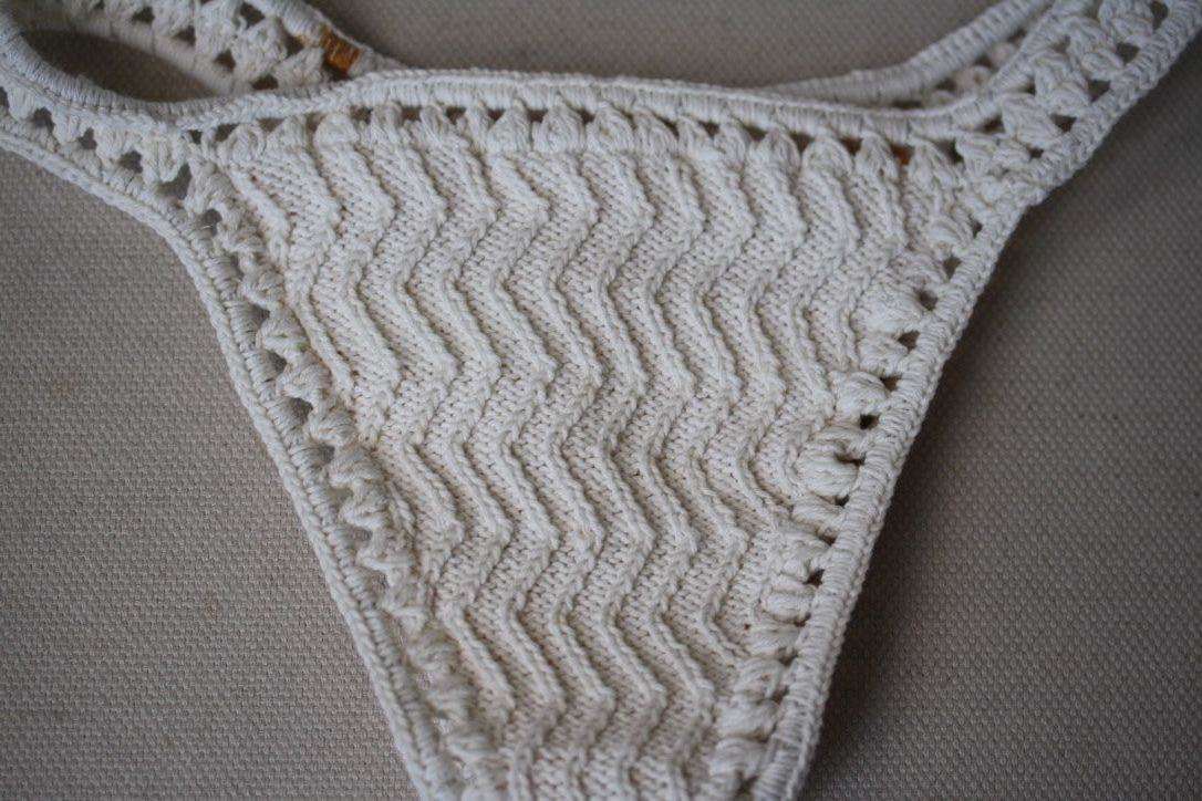 SHE MADE ME CROCHET BIKINI SMALL/MEDIUM/LARGE - Image 3