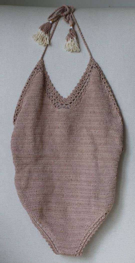 SHE MADE ME CROCHET ONE PIECE SWIMSUIT MEDIUM/LARGE - Image 4