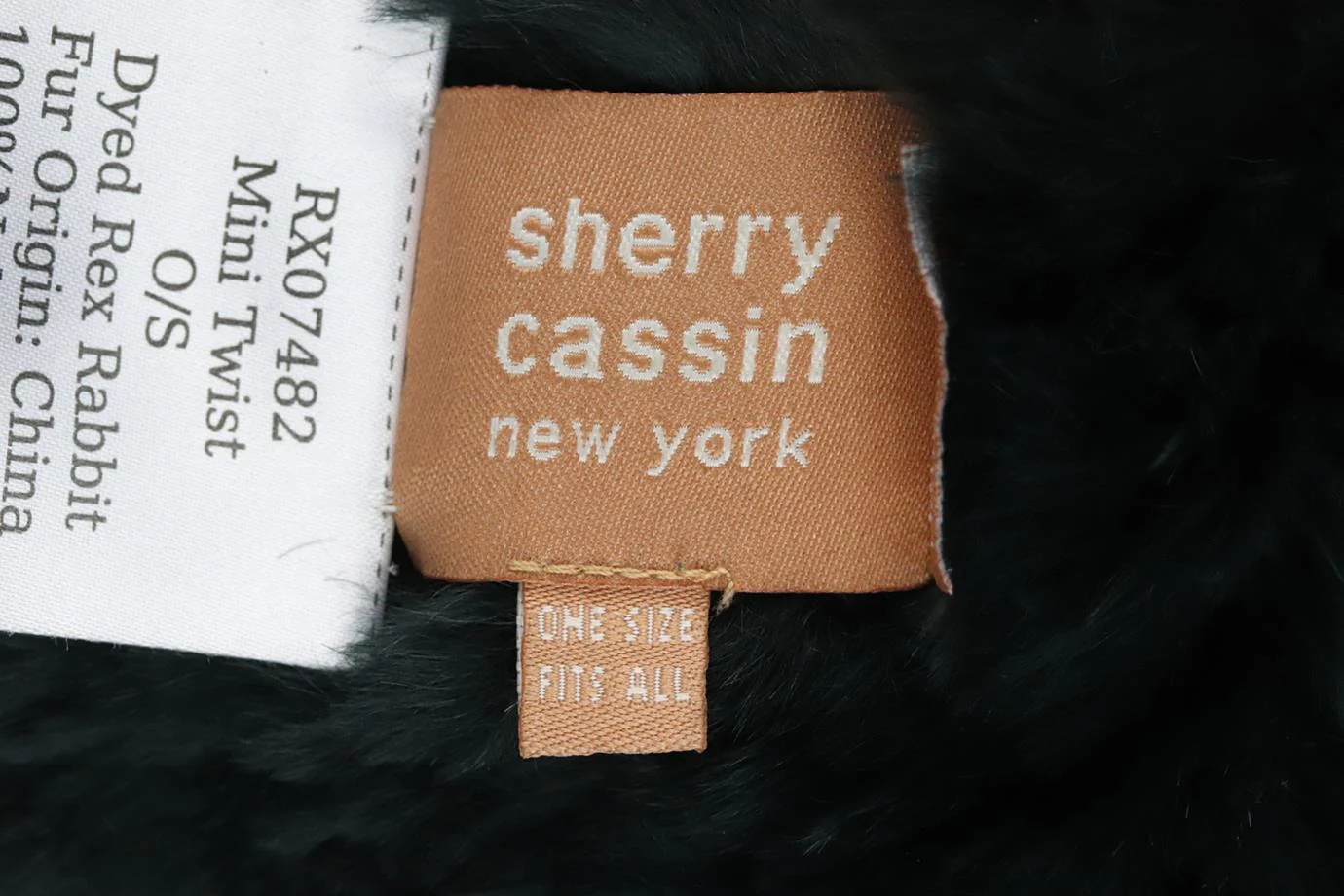 SHERRY CASSIN RABBIT FUR HEADBAND ONE SIZE - Image 5