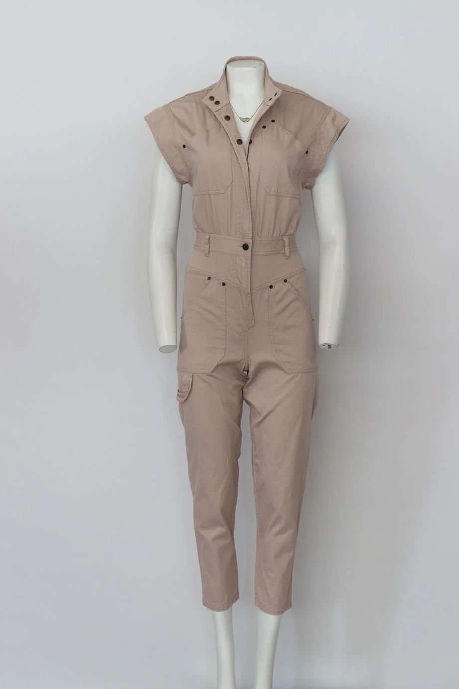 SHONA JOY DENIM JUMPSUIT UK 6 - Image 2