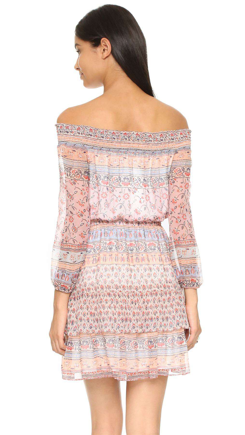 SHOSHANNA ROSALYN OFF THE SHOULDER MINI DRESS US 4 UK 8 - Image 2