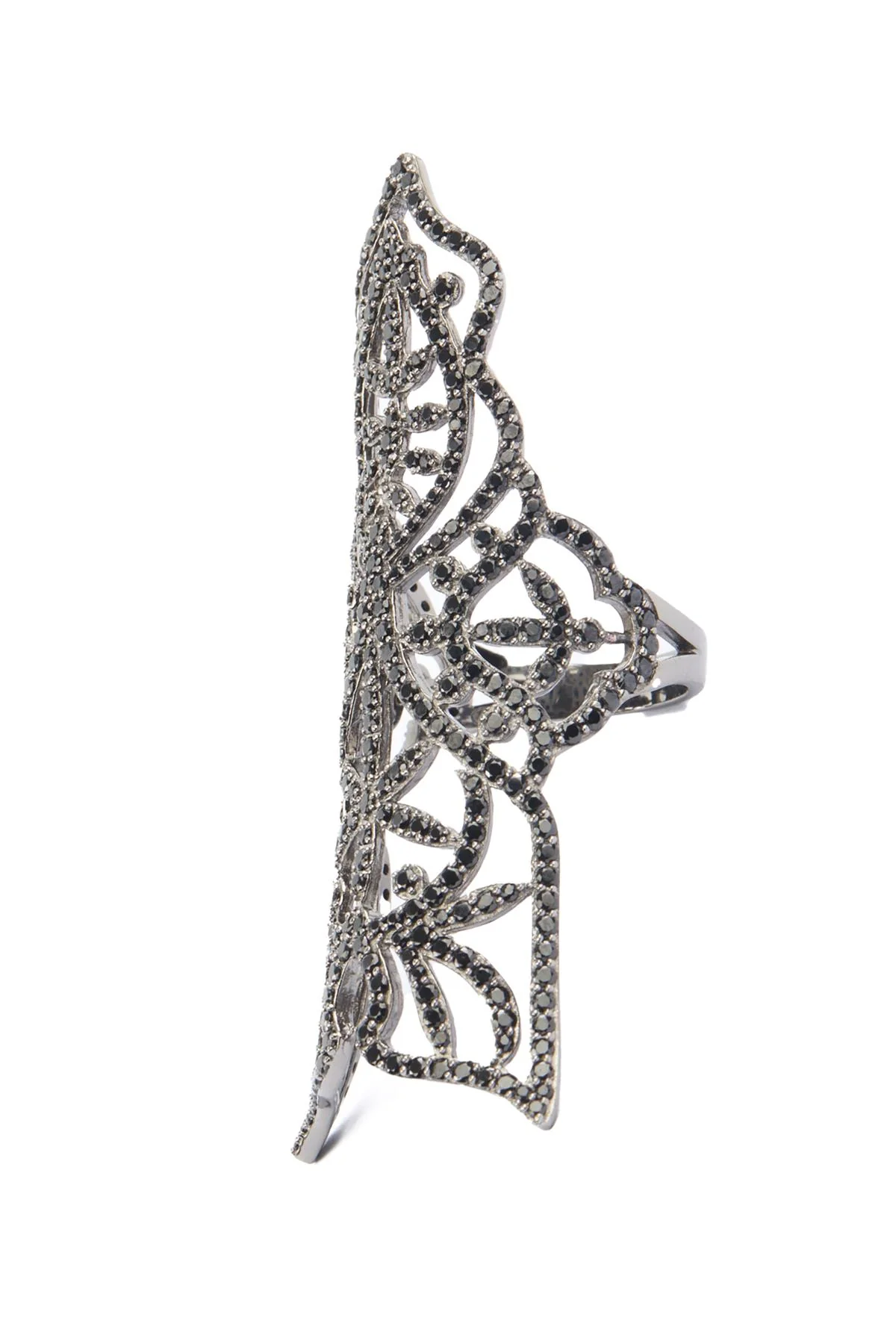 SILVER ARMOUR RING SIZE M 1/2 - Image 5