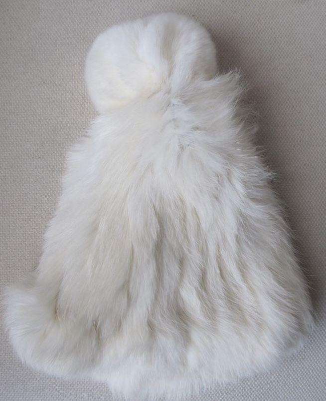 SILVIAN HEACH BABY GIRLS IVORY FUR POM POM HAT 2-4 YEARS - Image 3