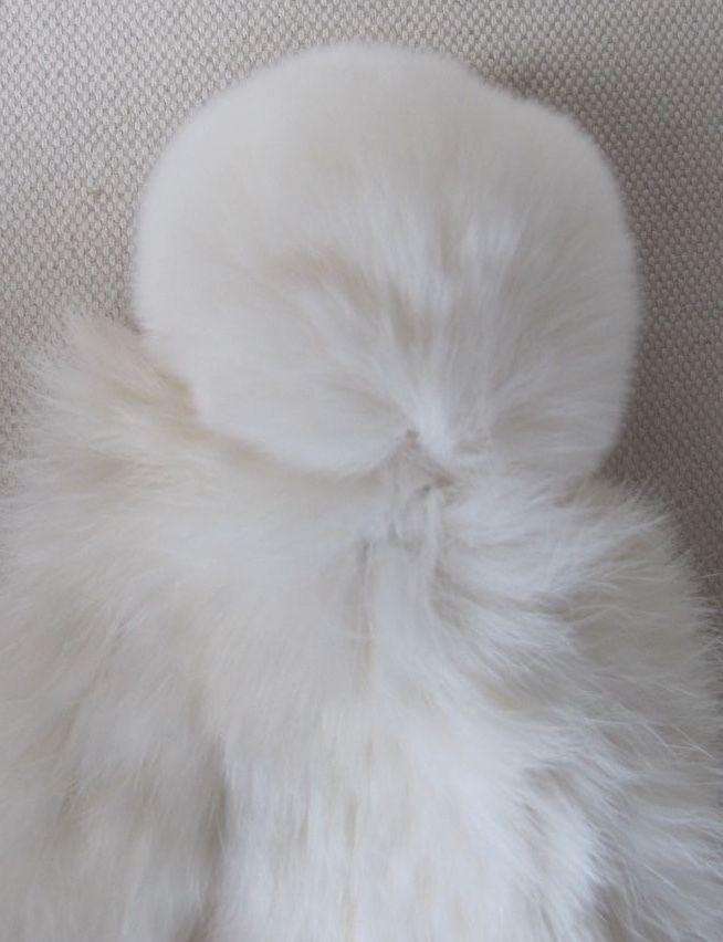 SILVIAN HEACH BABY GIRLS IVORY FUR POM POM HAT 2-4 YEARS - Image 5