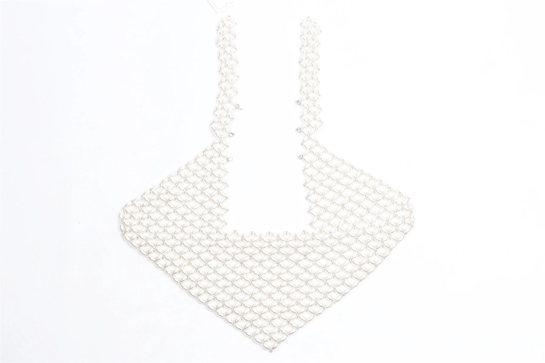 SIMONE ROCHA IVORY CRYSTAL AND FAUX PEARL COLLAR - Image 5