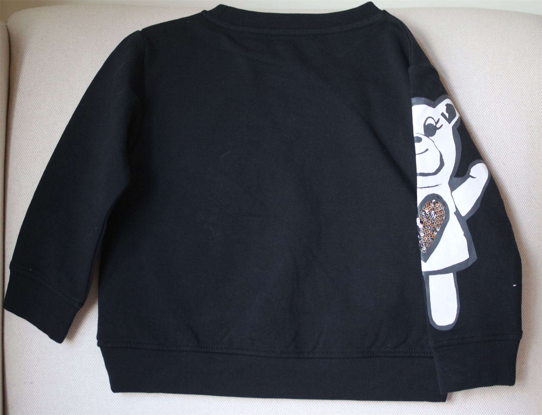 SIMONETTA GIRLS BLACK TEDDY BEAR TRACKSUIT 3 YEARS - Image 3