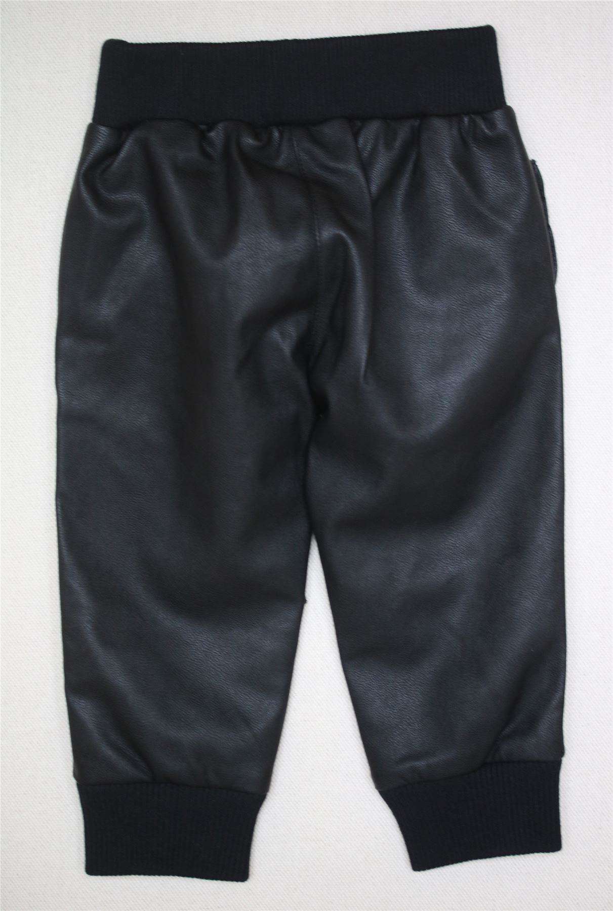 SIMONETTA GIRLS LEATHER-LOOK TROUSERS 4 YEARS - Image 4