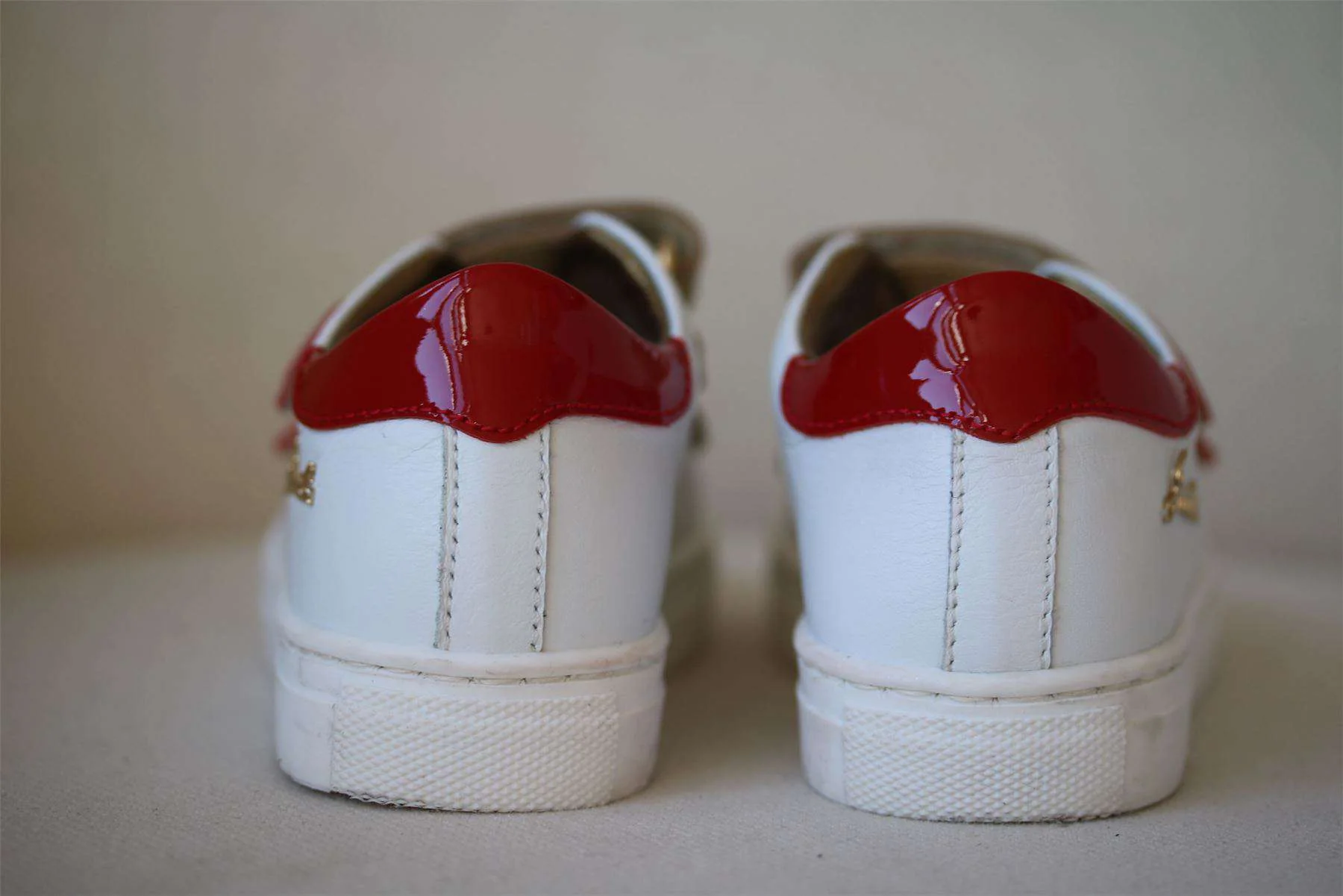 SIMONETTA MINI GIRLS RED HEART TRAINERS EU 25 UK 8 - Image 3