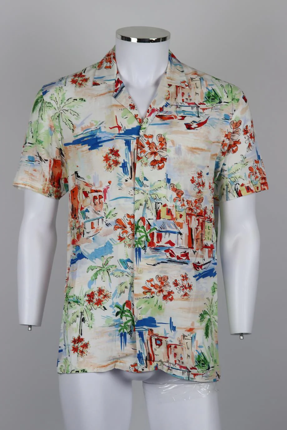 SIR PLUS MEN'S PRINTED CREPE SHIRT XSMALL - Image 2