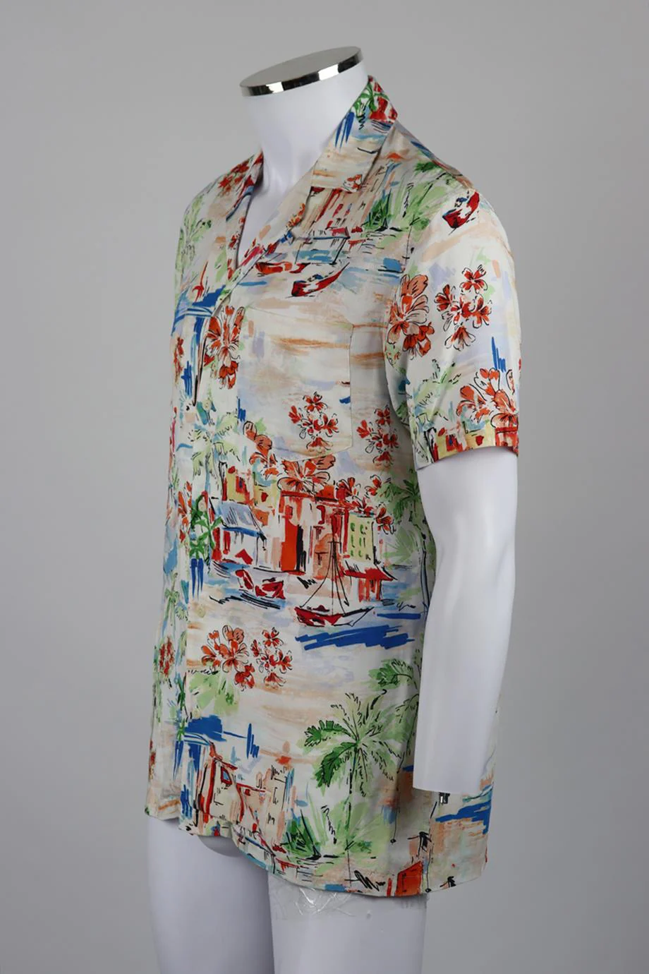 SIR PLUS MEN'S PRINTED CREPE SHIRT XSMALL - Image 3