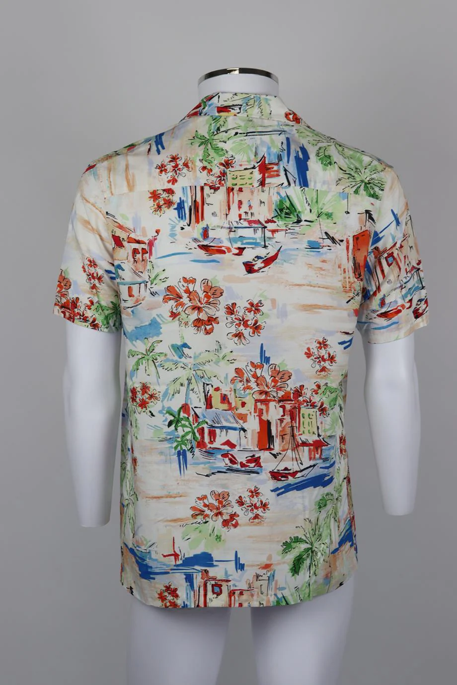 SIR PLUS MEN'S PRINTED CREPE SHIRT XSMALL - Image 4