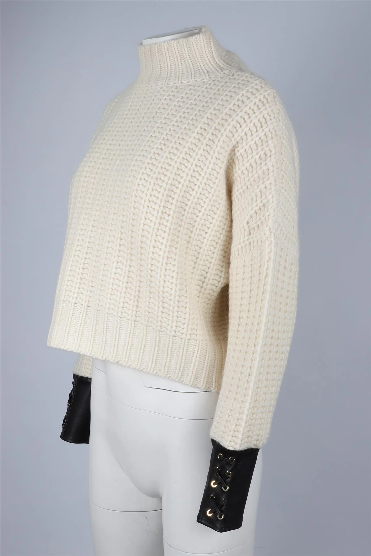 SKIIM CREAM CASHMERE SWEATER MEDIUM - Image 3