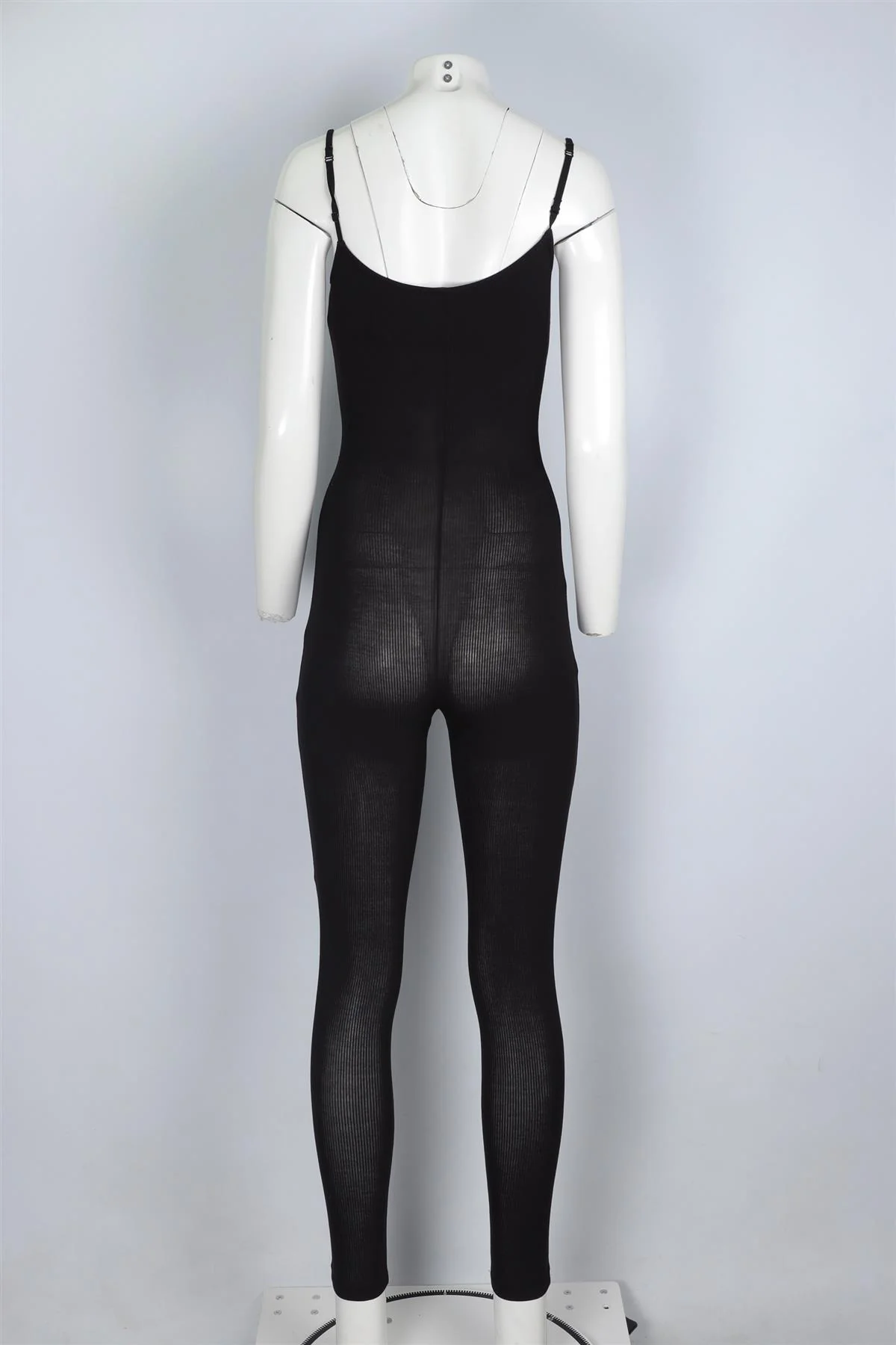 SKIMS BLACK JERSEY JUMPSUIT XXSMALL - Image 4