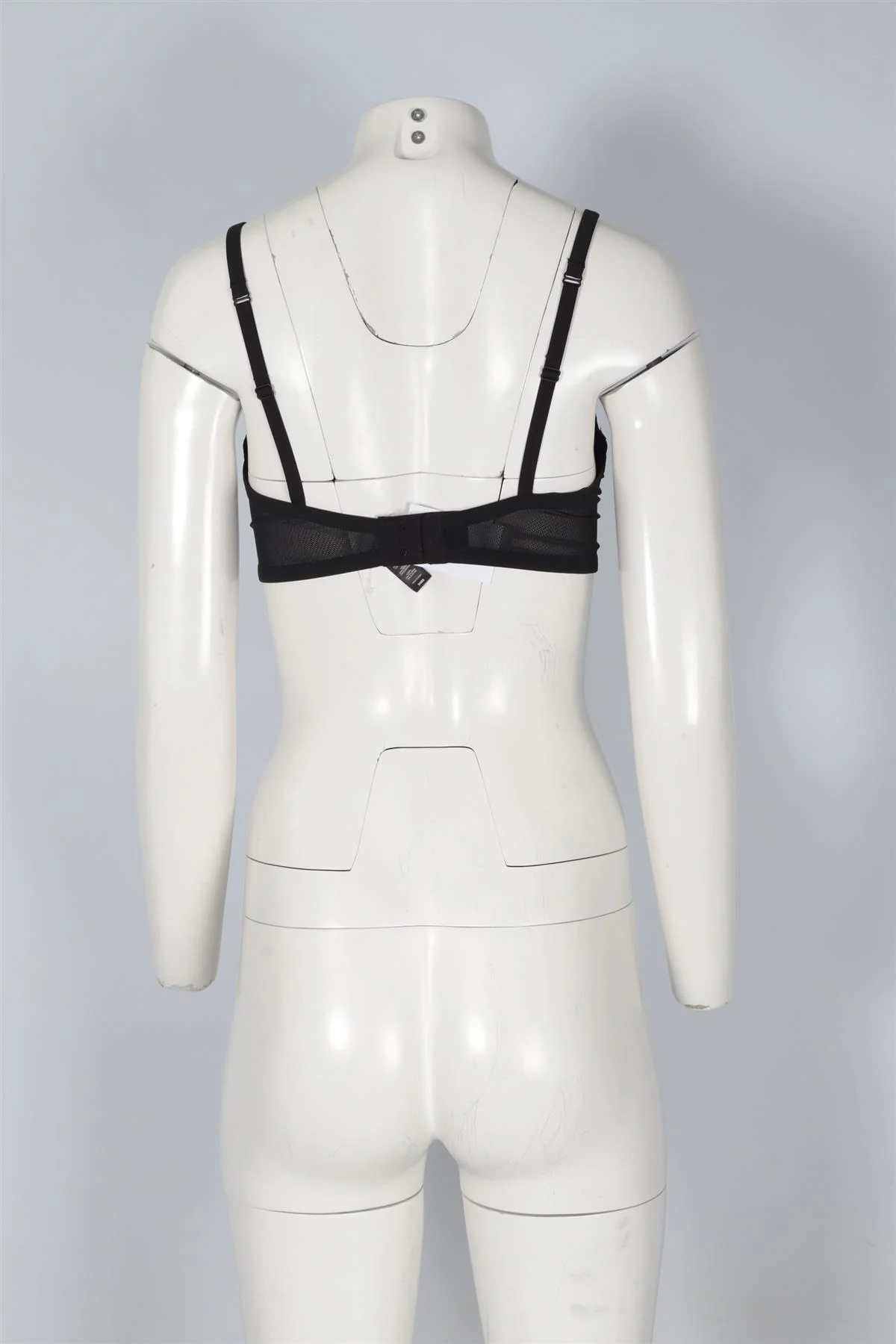 SKIMS BLACK MESH BRA 34DD - Image 4