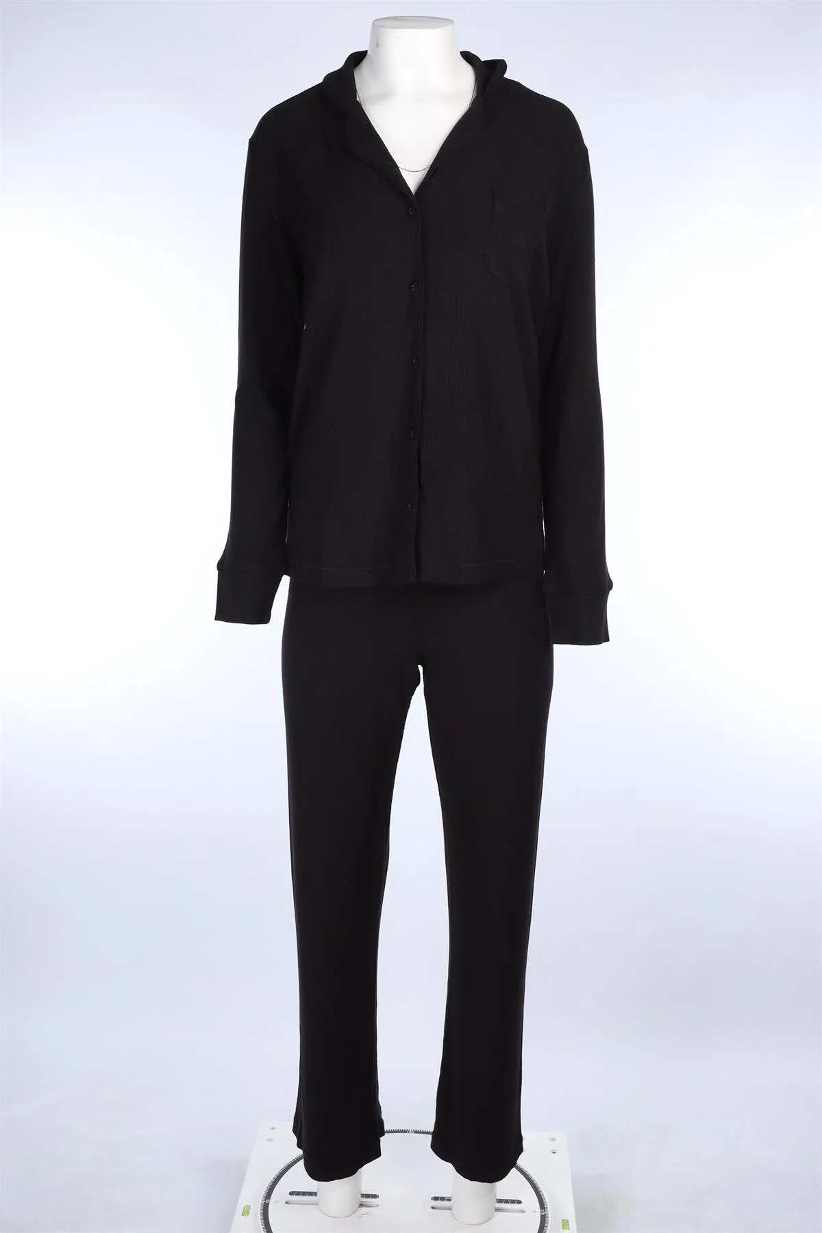 SKIMS BLACK PYJAMA SET SMALL - Image 2