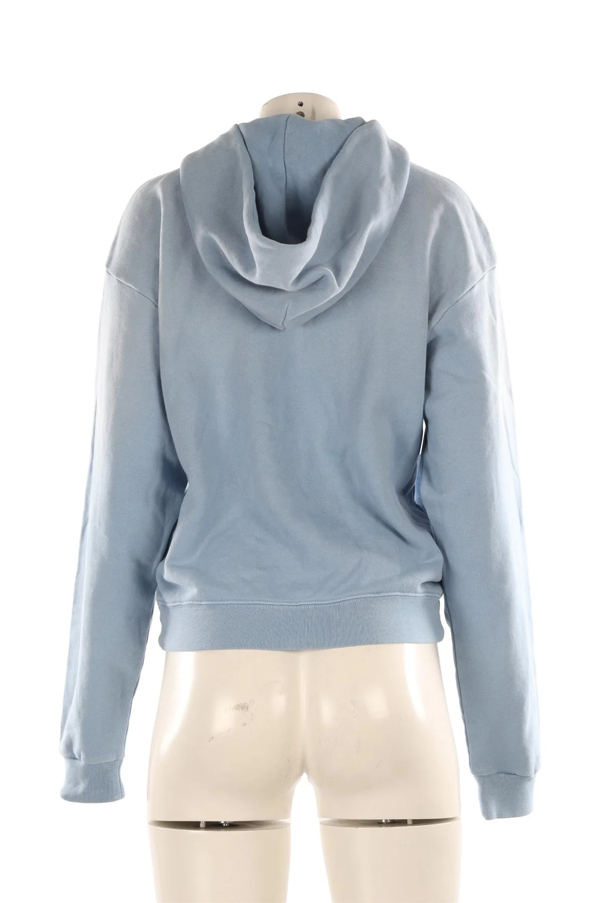 SKIMS BLUE COTTON HOODIE SMALL - Image 4
