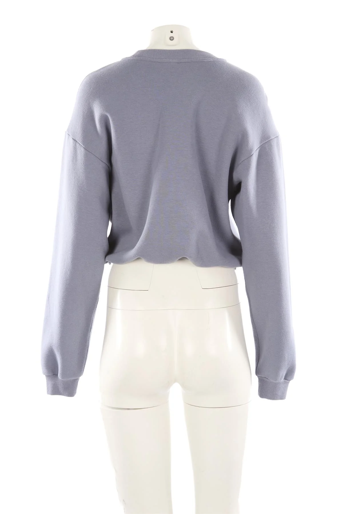 SKIMS BLUE COTTON SWEATSHIRT SMALL - Image 4
