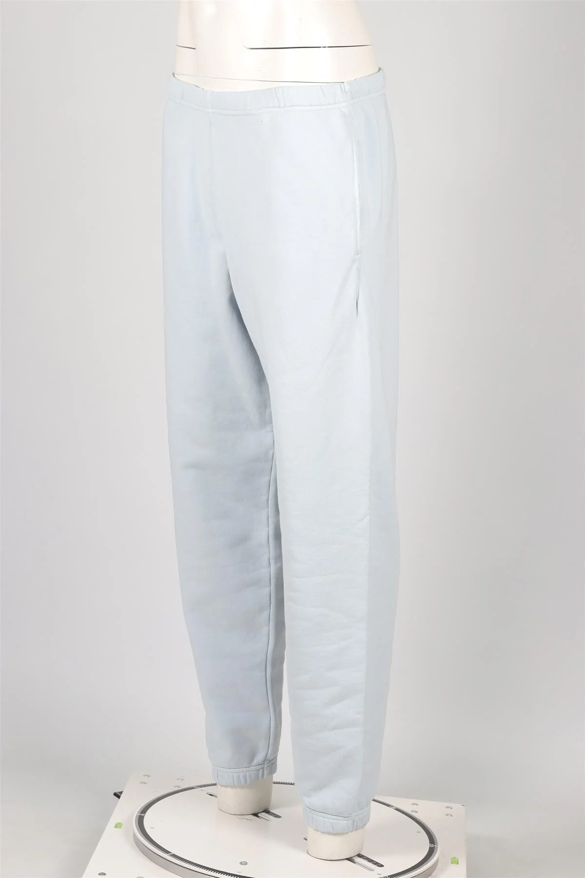 SKIMS BLUE COTTON TRACK PANTS MEDIUM - Image 3