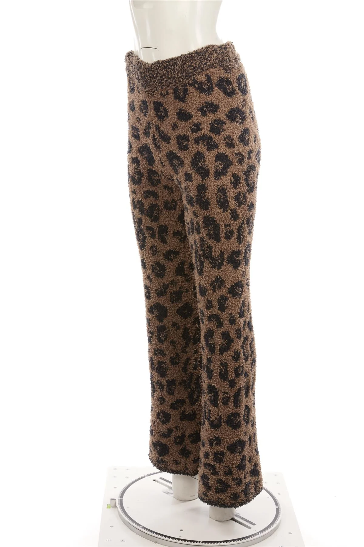 SKIMS BROWN FLEECE TRACK PANTS XXSMALL - Image 3