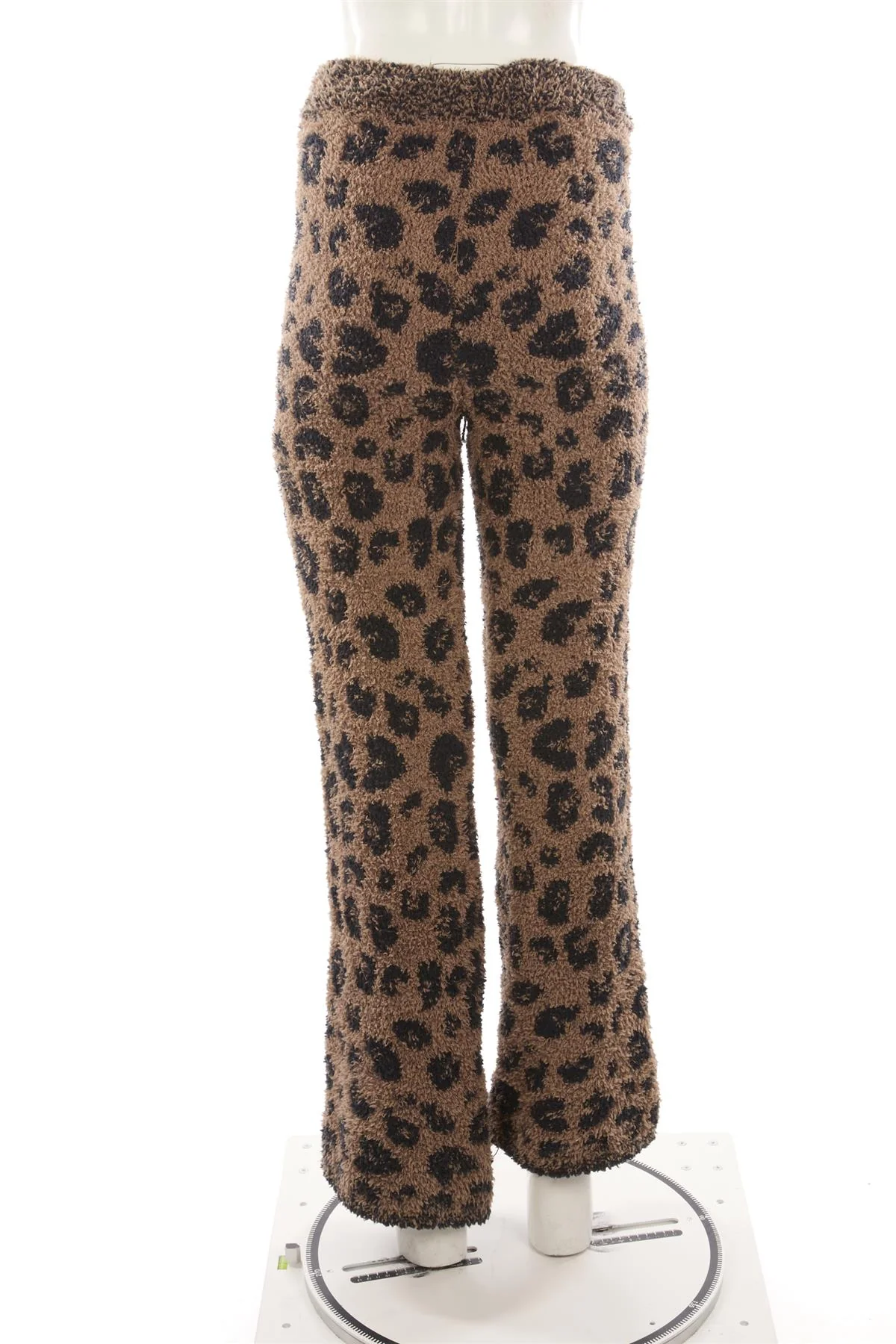 SKIMS BROWN FLEECE TRACK PANTS XXSMALL - Image 4