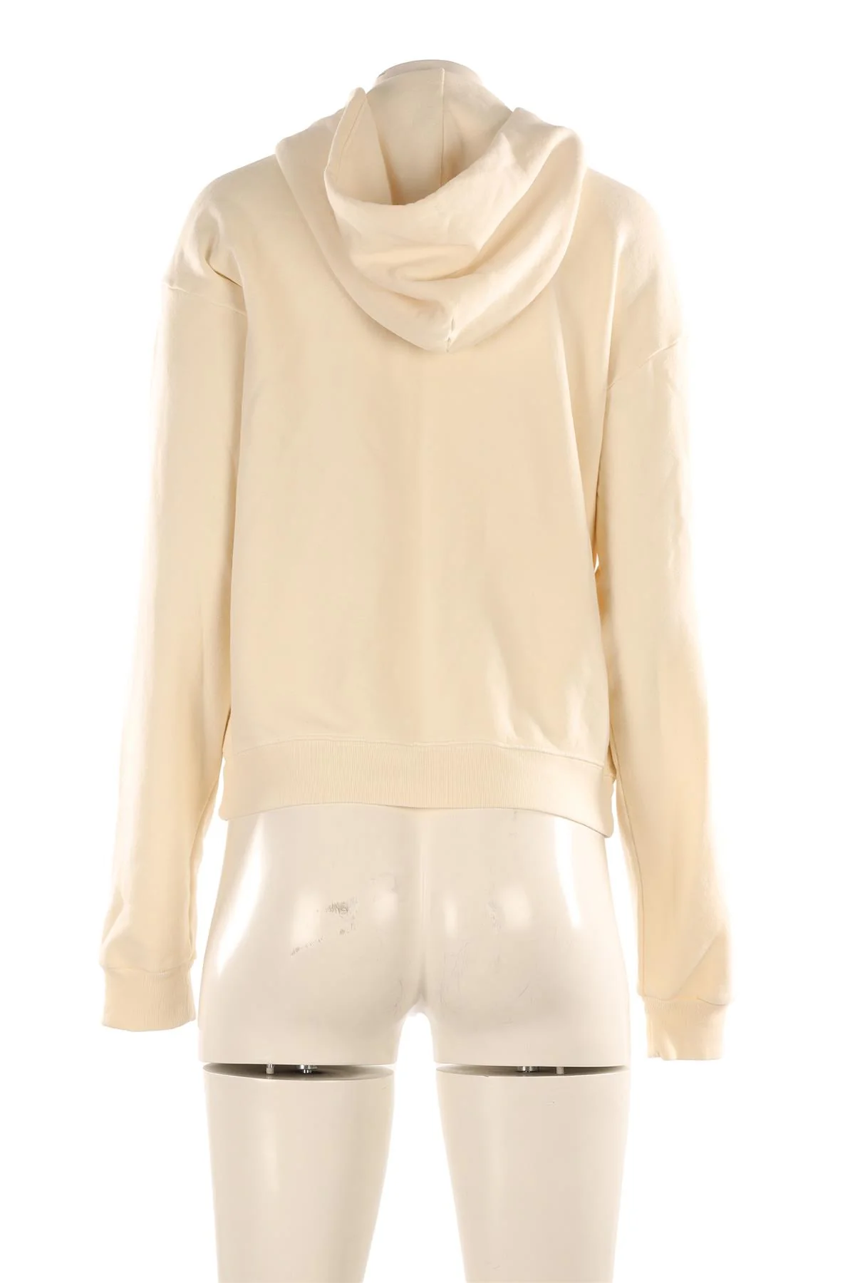 SKIMS CREAM COTTON HOODIE SMALL - Image 4