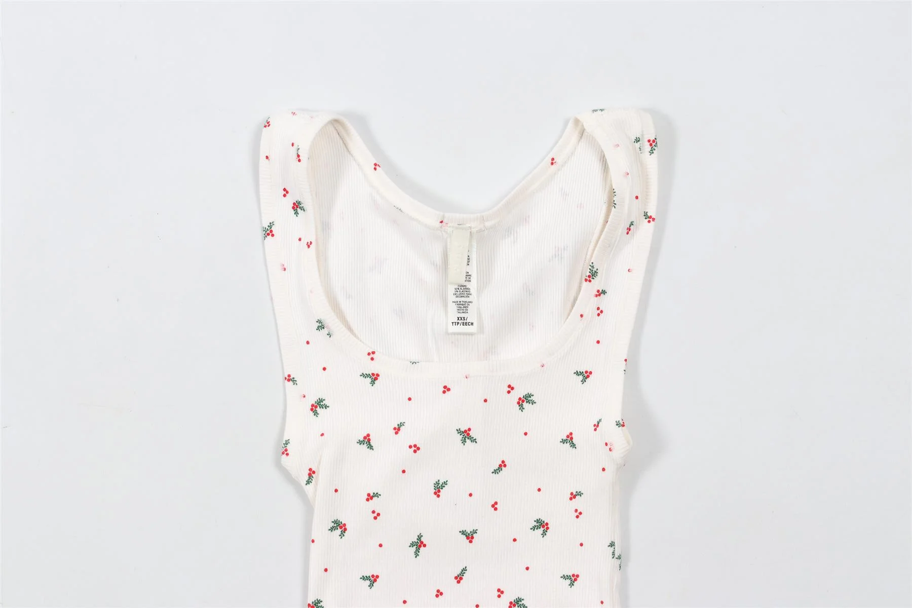 SKIMS CREAM COTTON TOP XXSMALL - Image 3