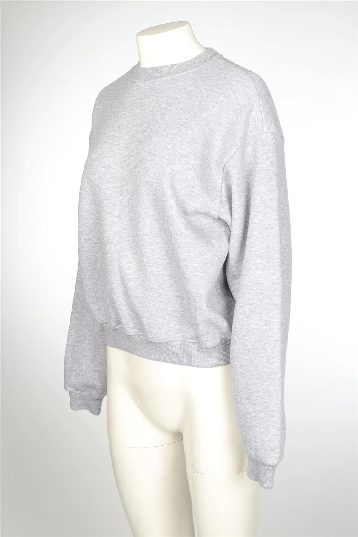 SKIMS GREY COTTON SWEATSHIRT MEDIUM - Image 3