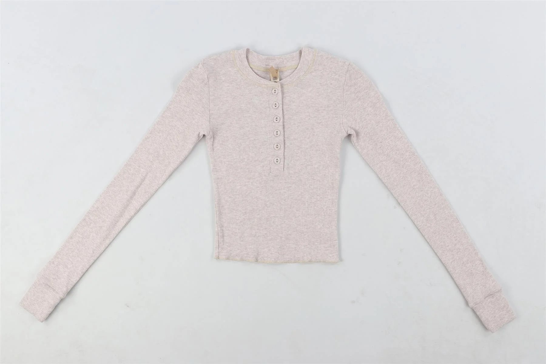 SKIMS GREY COTTON TOP XXSMALL - Image 2