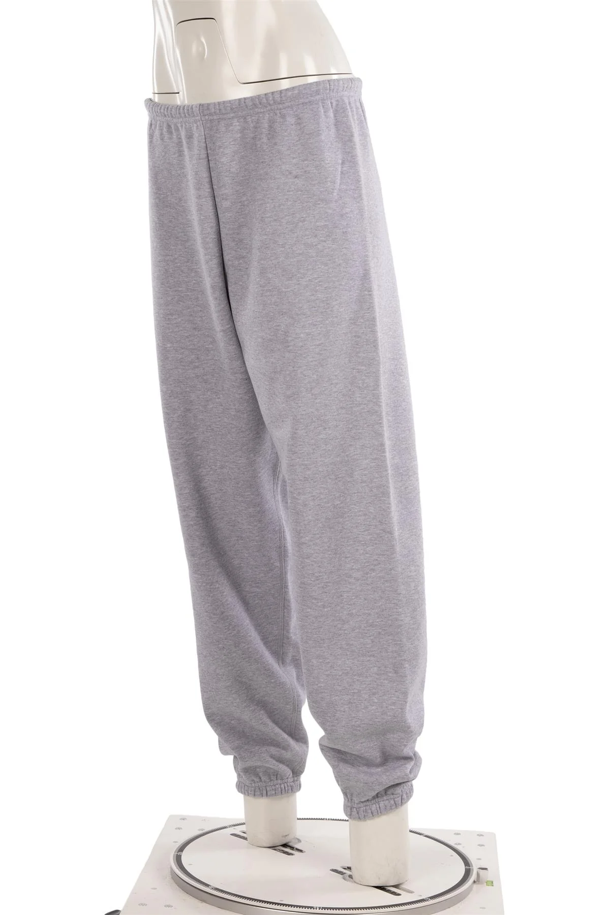 SKIMS GREY COTTON TRACK PANTS SMALL - Image 3