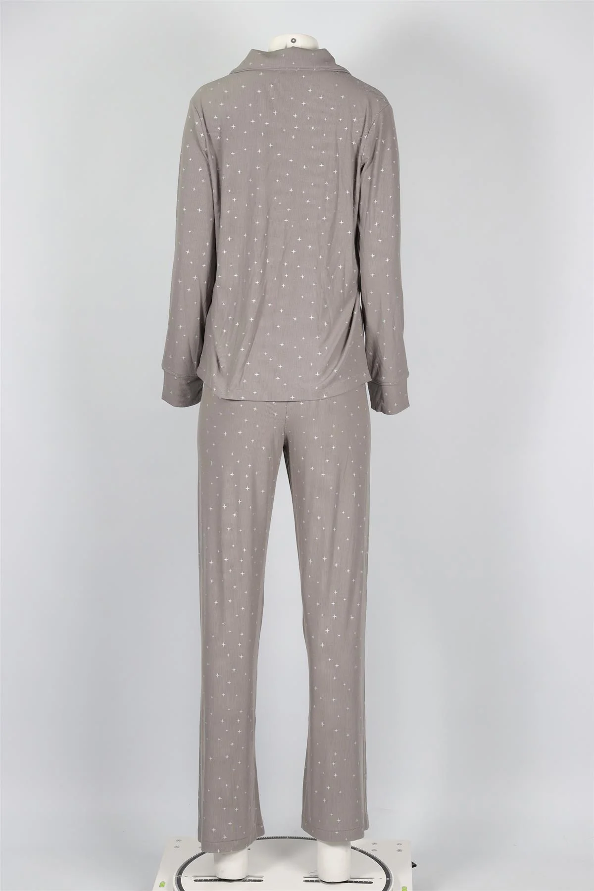 SKIMS GREY MODAL PYJAMA SET SMALL - Image 4