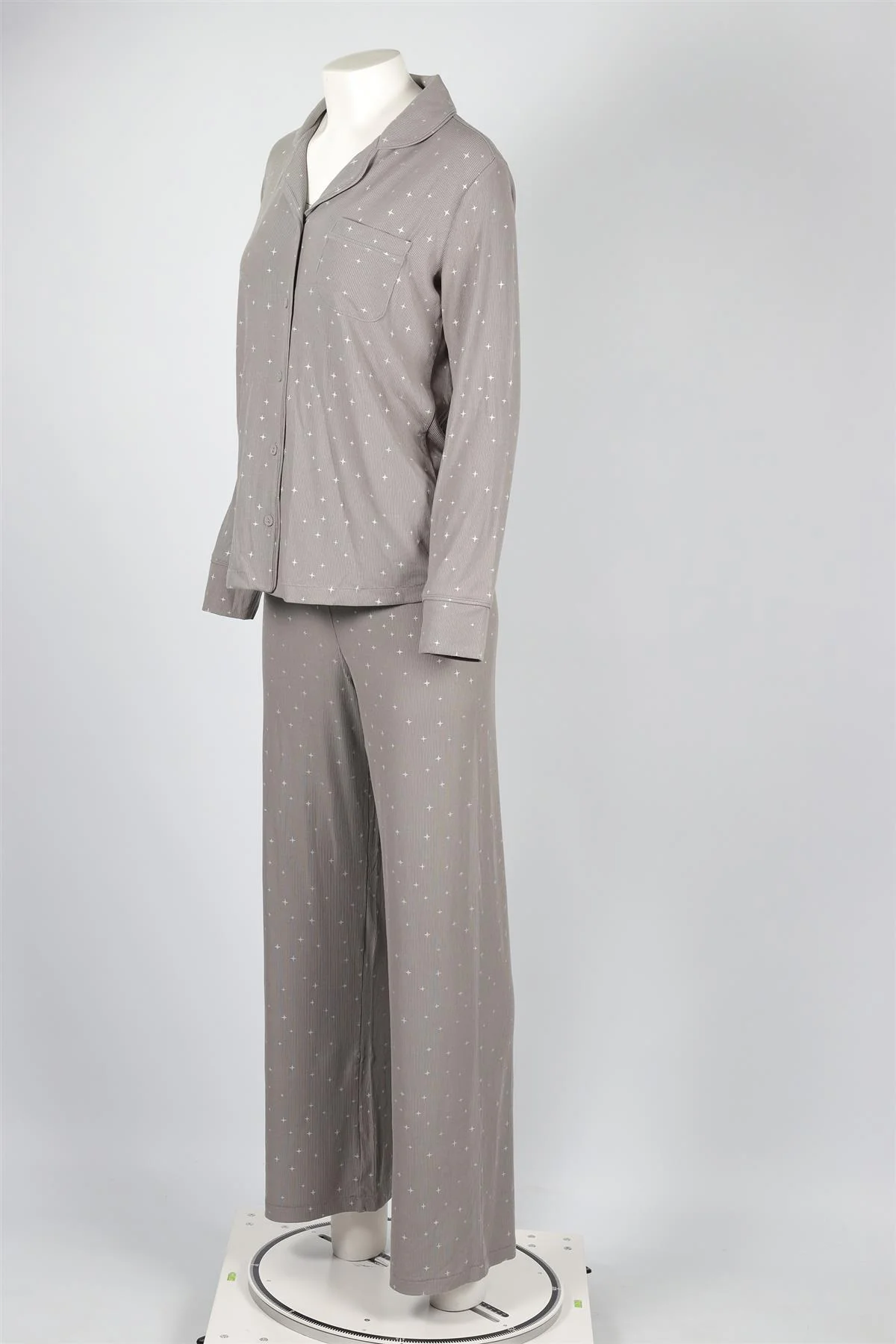 SKIMS GREY MODAL PYJAMA SET SMALL - Image 3