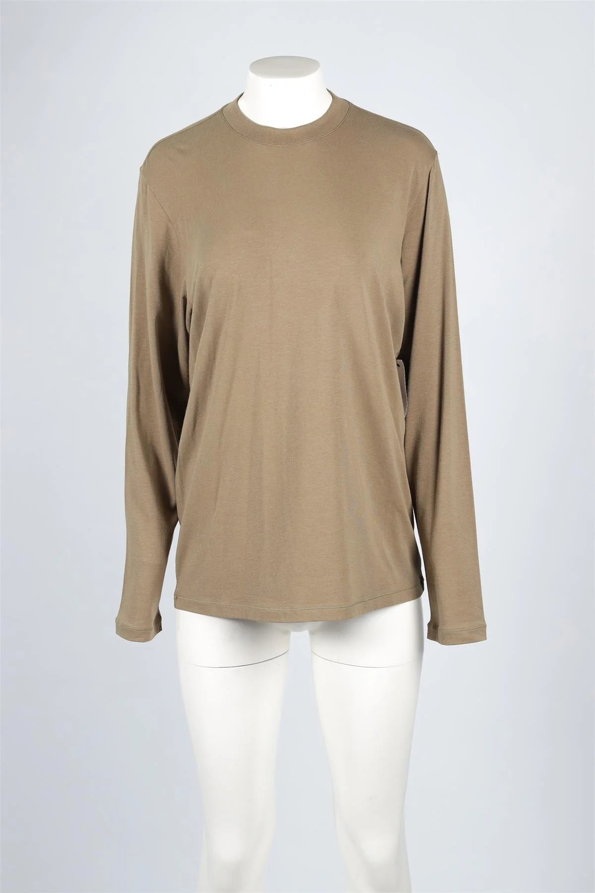 SKIMS KHAKI COTTON TOP SMALL - Image 2