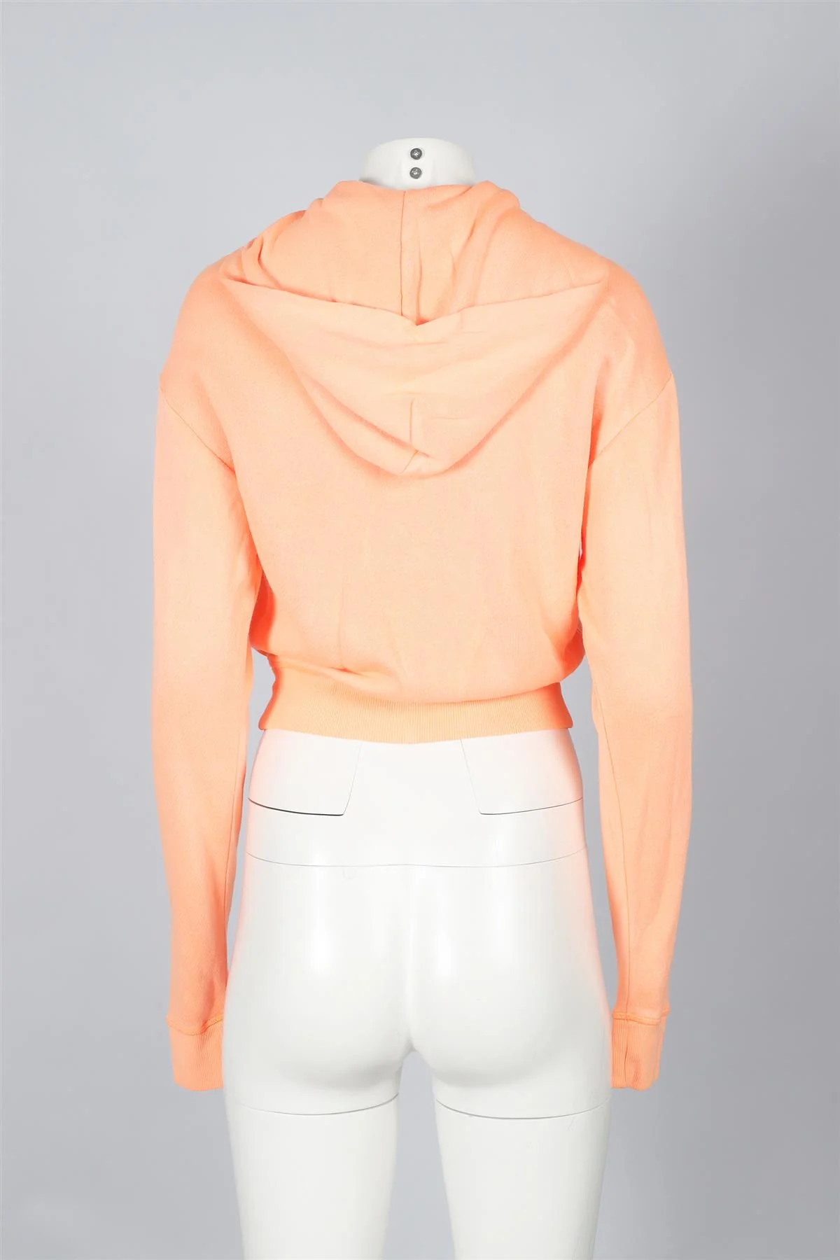 SKIMS ORANGE COTTON HOODIE XSMALL - Image 4