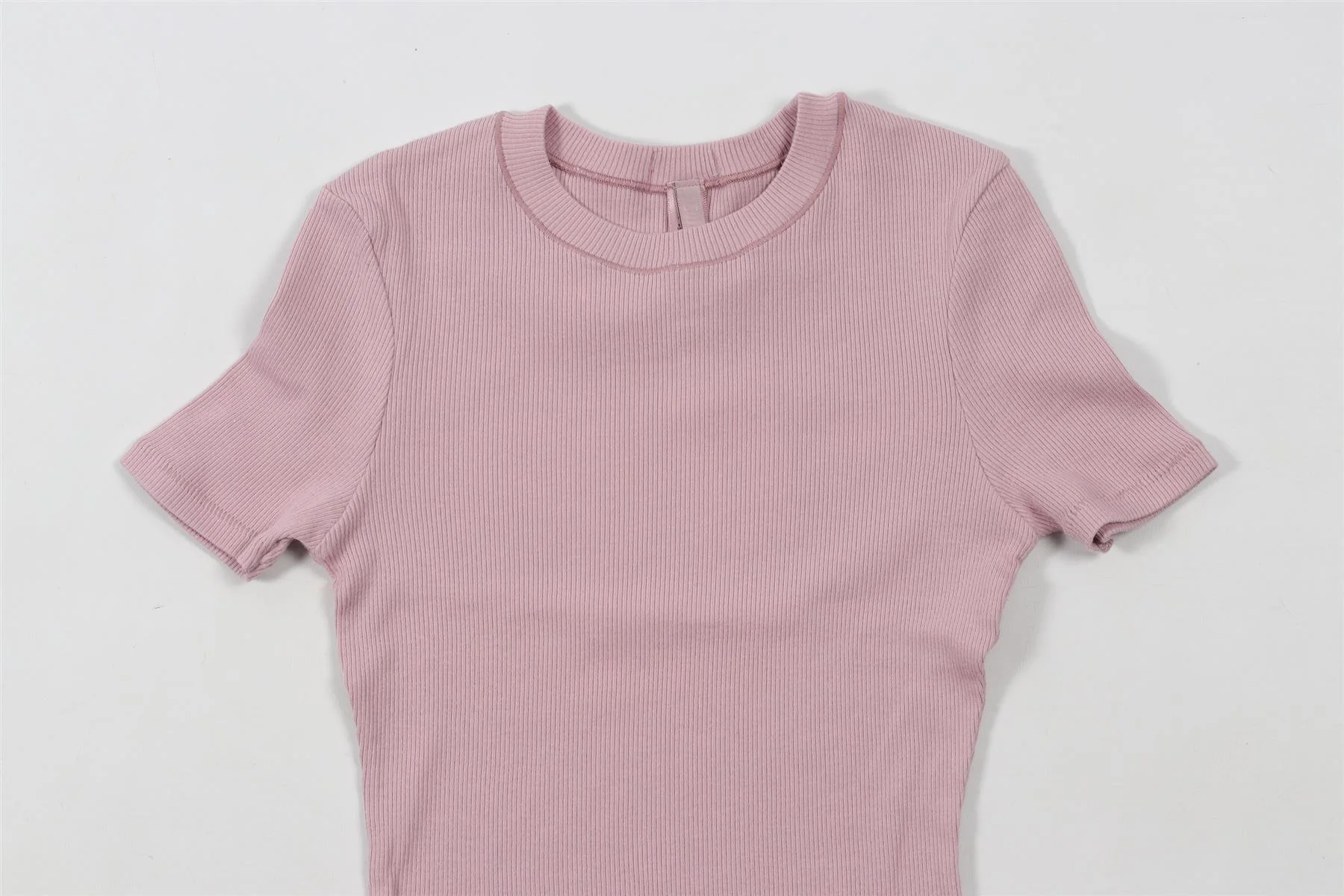 SKIMS PINK COTTON T-SHIRT XXSMALL - Image 3