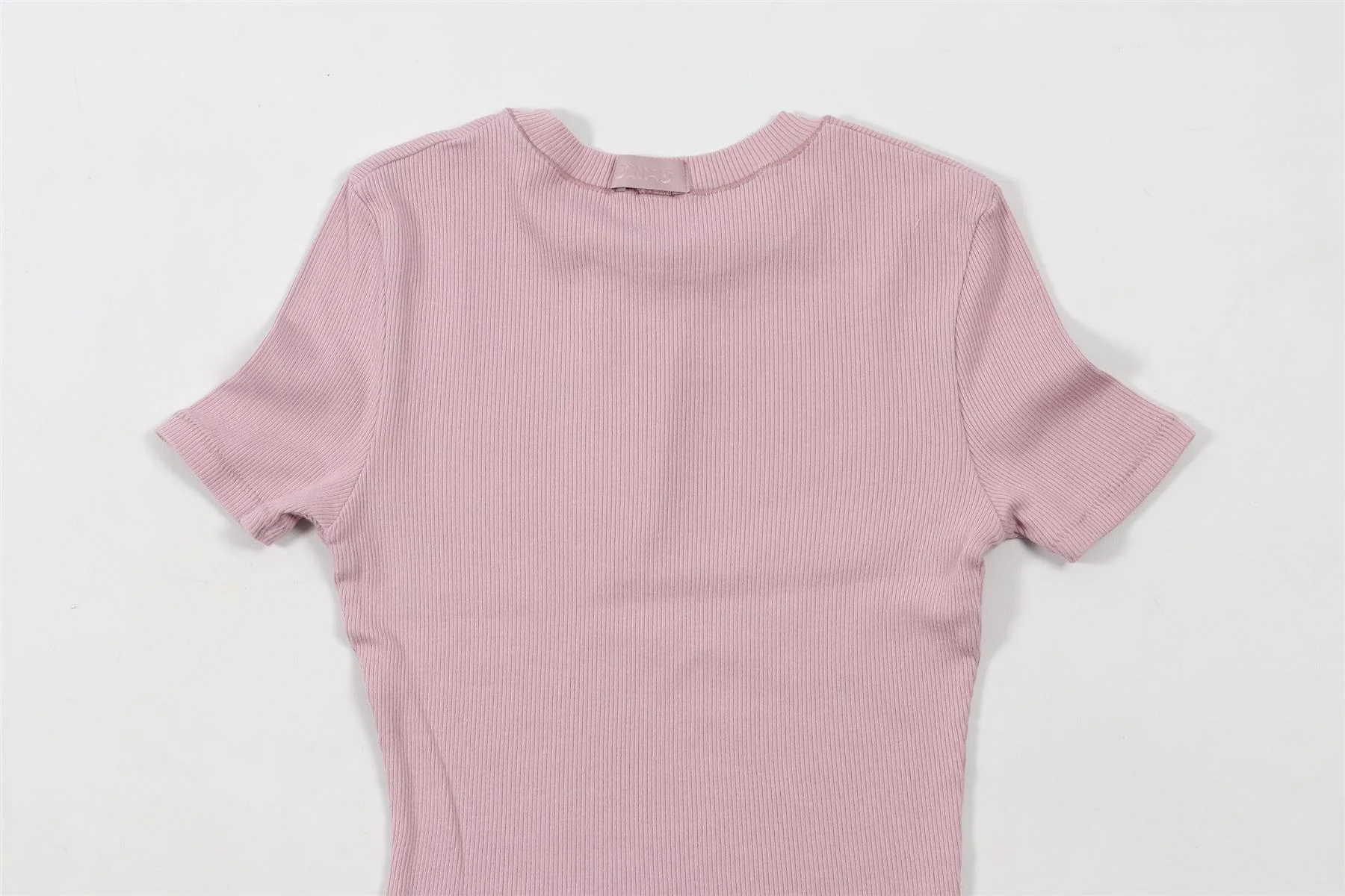 SKIMS PINK COTTON T-SHIRT XXSMALL - Image 5
