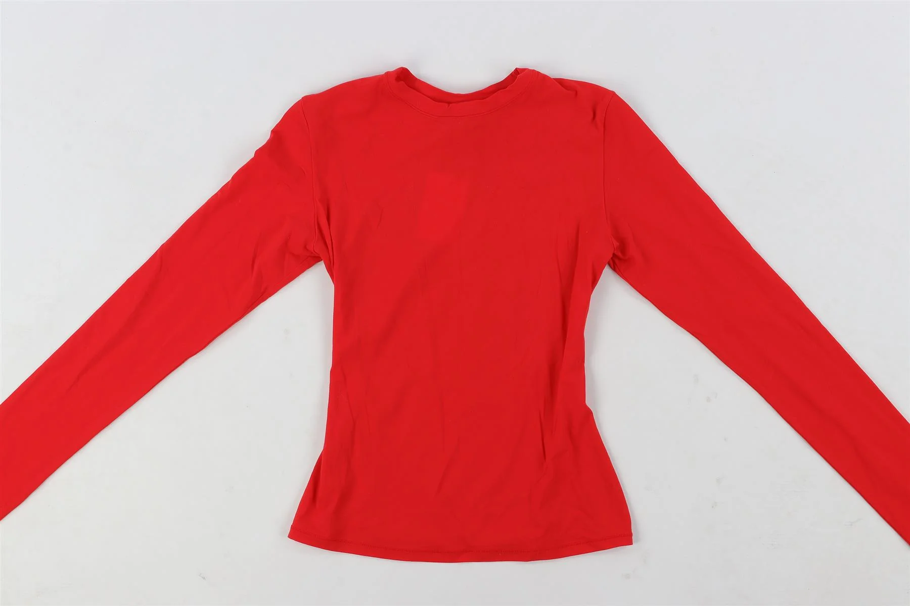 SKIMS RED JERSEY TOP XSMALL - Image 3