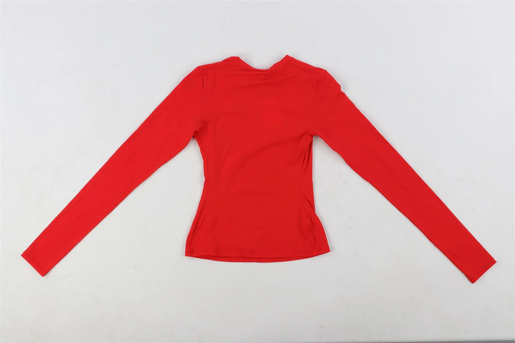 SKIMS RED JERSEY TOP XSMALL - Image 4