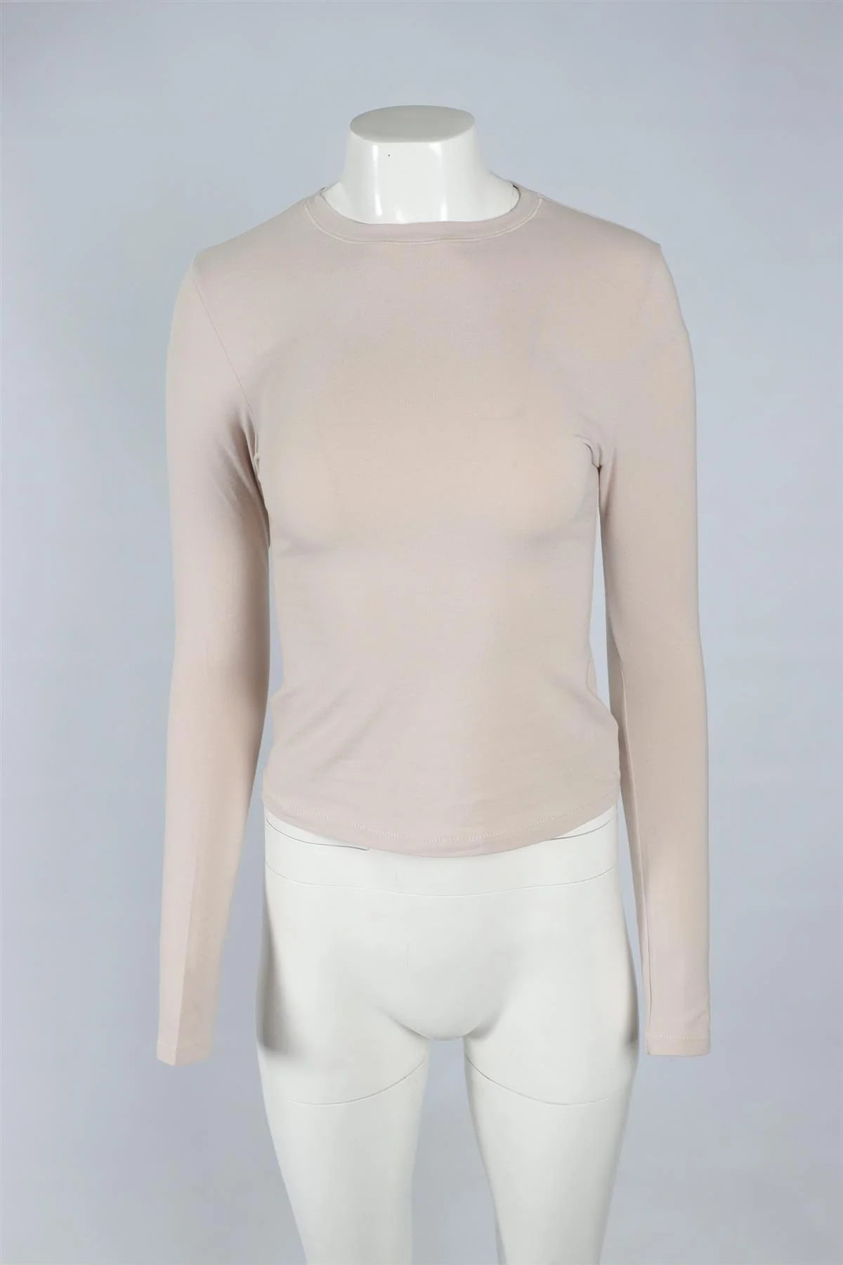 SKIMS STONE COTTON JERSEY TOP MEDIUM - Image 2