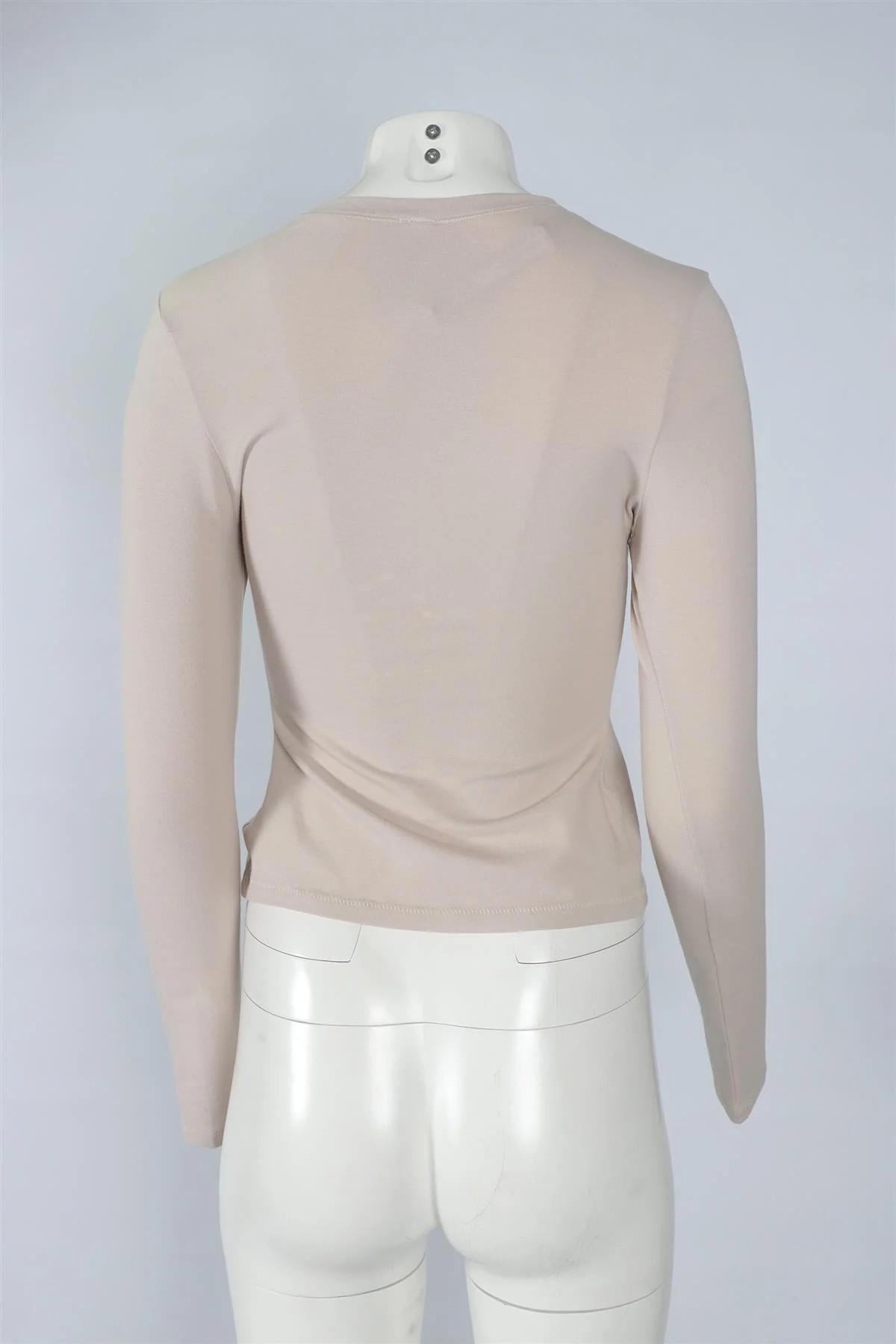 SKIMS STONE COTTON JERSEY TOP MEDIUM - Image 4