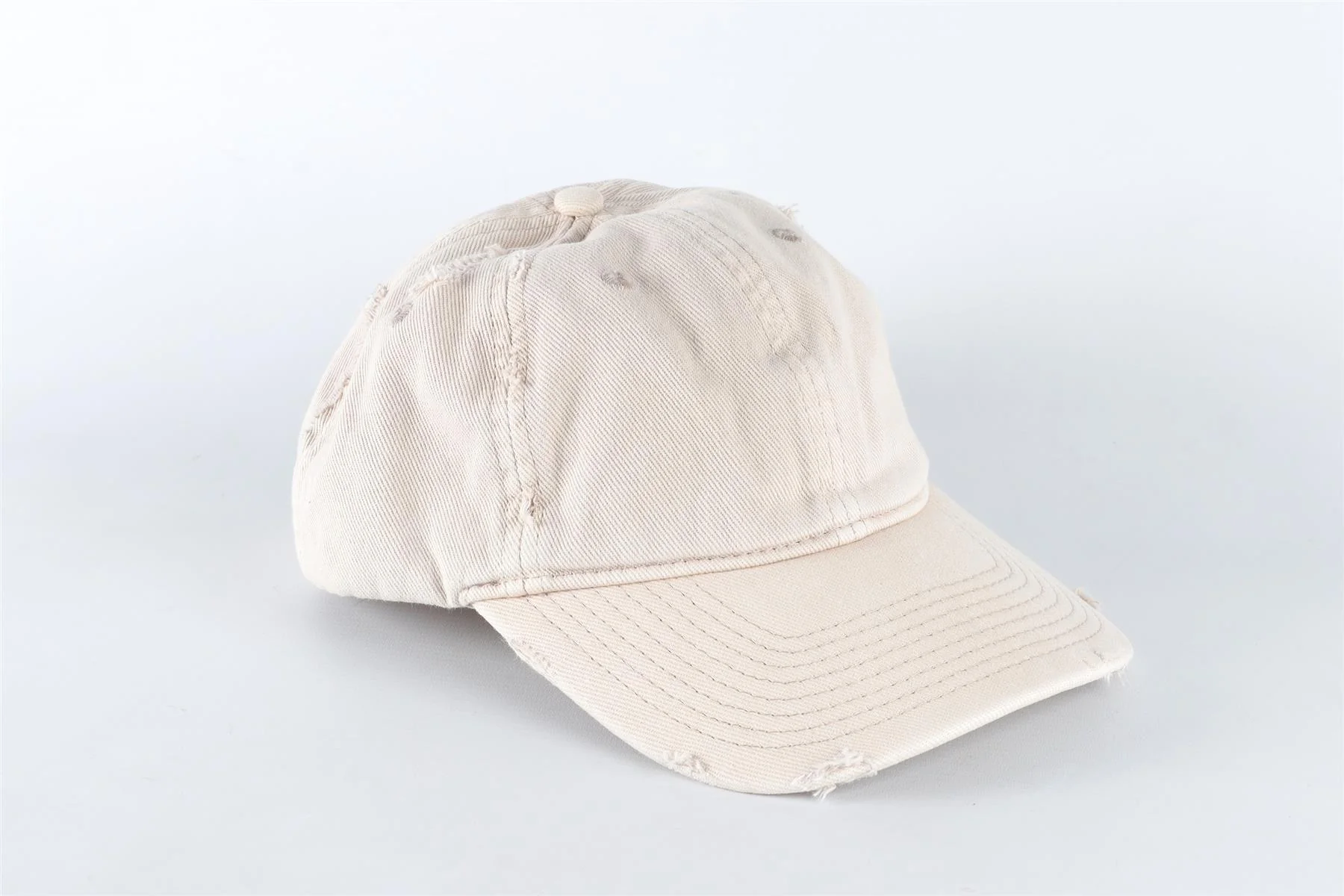 SKIMS TAUPE COTTON BASEBALL CAP ONE SIZE - Image 2