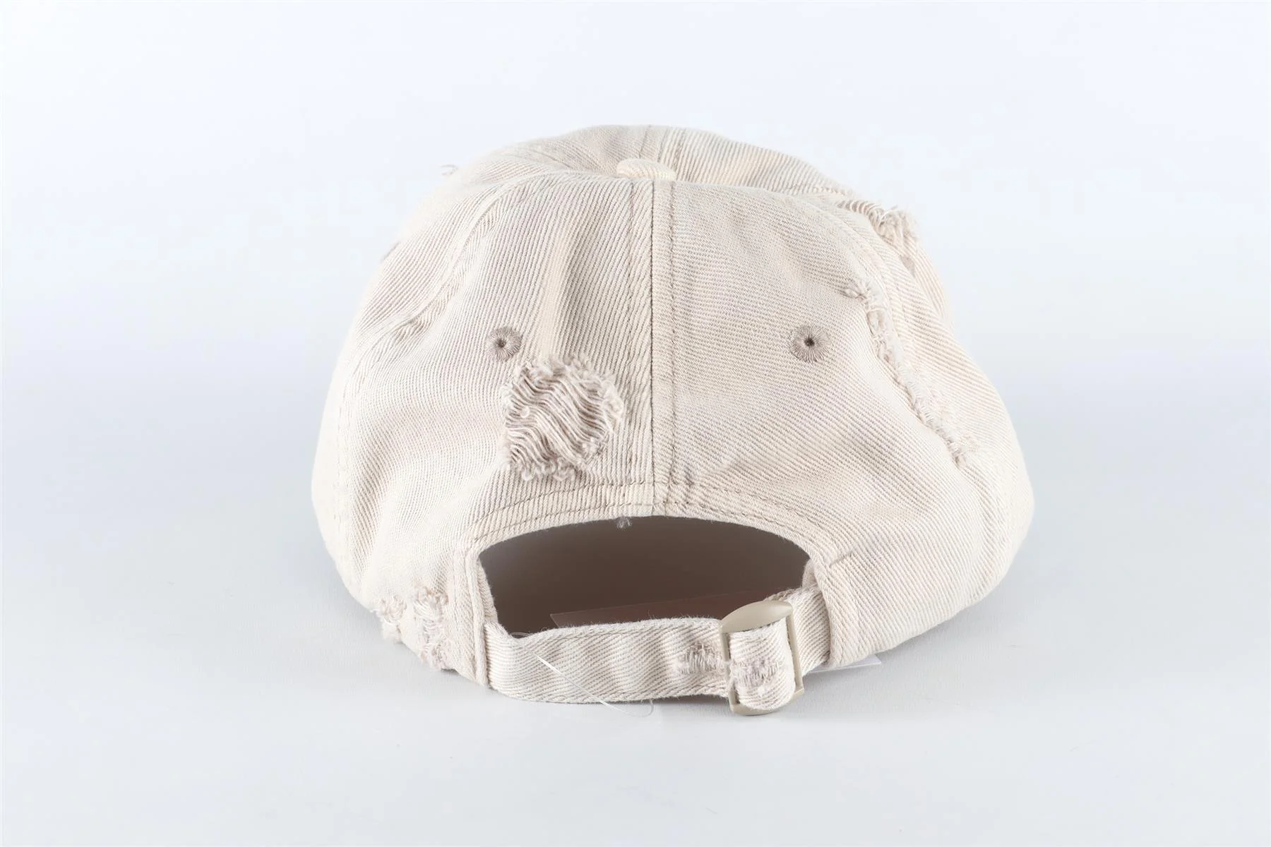 SKIMS TAUPE COTTON BASEBALL CAP ONE SIZE - Image 4