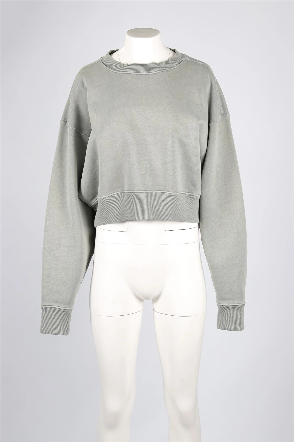SLVRLAKE GREEN COTTON SWEATSHIRT LARGE - Image 2