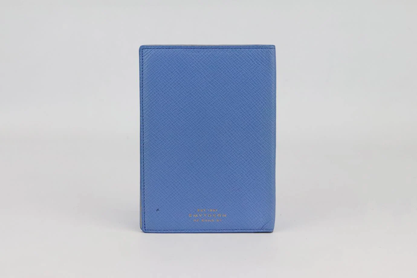 SMYTHSON PERSONALISED PANAMA LEATHER PASSPORT HOLDER - Image 3